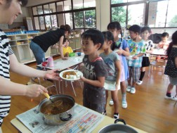 おいしそうなカレーが出来ました