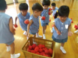 お片付けも上手に出来るかな？
