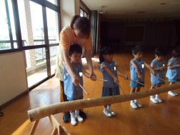 鼓隊の練習④