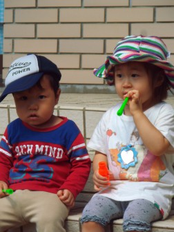 パピー　シャボン玉あそび⑤