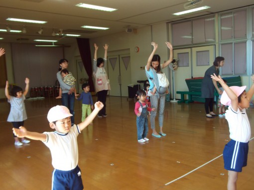 パピーさんも一緒に練習しました①