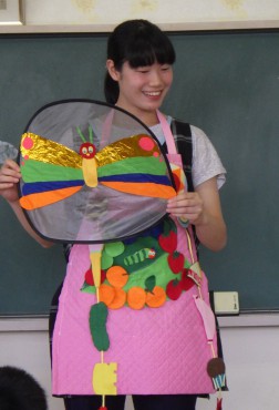 こんなにきれいな蝶になりました