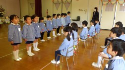 卒園式の練習②