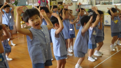 最後に「動物体操」をしました