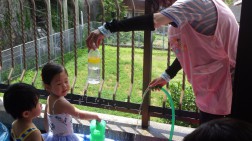 パピー　水あそび⑤