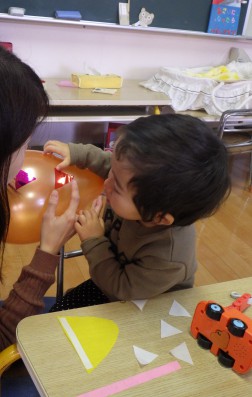 パピー　目やウロコを貼ると①