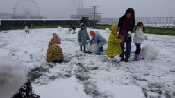 雪あそび③