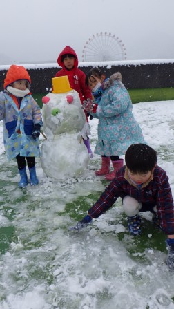 雪あそび②