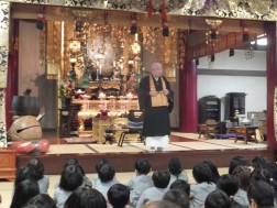 理事長先生の成道会のお話